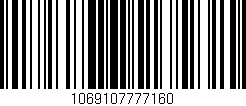 Código de barras (EAN, GTIN, SKU, ISBN): '1069107777160'