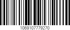 Código de barras (EAN, GTIN, SKU, ISBN): '1069107779270'