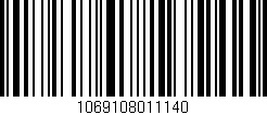 Código de barras (EAN, GTIN, SKU, ISBN): '1069108011140'