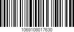 Código de barras (EAN, GTIN, SKU, ISBN): '1069108017630'