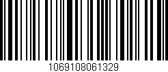 Código de barras (EAN, GTIN, SKU, ISBN): '1069108061329'