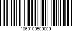Código de barras (EAN, GTIN, SKU, ISBN): '1069108508800'