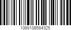 Código de barras (EAN, GTIN, SKU, ISBN): '1069108564325'