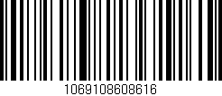 Código de barras (EAN, GTIN, SKU, ISBN): '1069108608616'