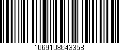 Código de barras (EAN, GTIN, SKU, ISBN): '1069108643358'