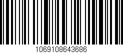 Código de barras (EAN, GTIN, SKU, ISBN): '1069108643686'