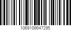 Código de barras (EAN, GTIN, SKU, ISBN): '1069108647295'