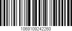 Código de barras (EAN, GTIN, SKU, ISBN): '1069109242260'