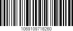 Código de barras (EAN, GTIN, SKU, ISBN): '1069109718260'