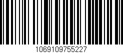 Código de barras (EAN, GTIN, SKU, ISBN): '1069109755227'