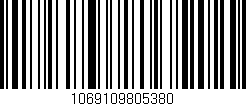 Código de barras (EAN, GTIN, SKU, ISBN): '1069109805380'