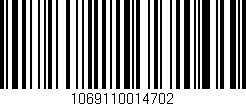 Código de barras (EAN, GTIN, SKU, ISBN): '1069110014702'