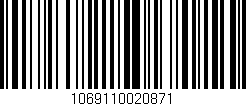 Código de barras (EAN, GTIN, SKU, ISBN): '1069110020871'