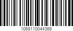 Código de barras (EAN, GTIN, SKU, ISBN): '1069110044389'