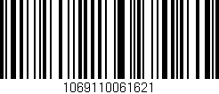 Código de barras (EAN, GTIN, SKU, ISBN): '1069110061621'