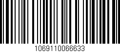 Código de barras (EAN, GTIN, SKU, ISBN): '1069110066633'