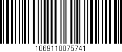 Código de barras (EAN, GTIN, SKU, ISBN): '1069110075741'