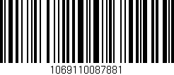 Código de barras (EAN, GTIN, SKU, ISBN): '1069110087881'