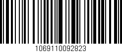 Código de barras (EAN, GTIN, SKU, ISBN): '1069110092823'