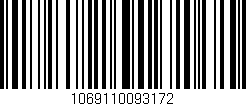 Código de barras (EAN, GTIN, SKU, ISBN): '1069110093172'