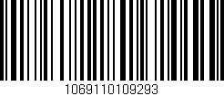 Código de barras (EAN, GTIN, SKU, ISBN): '1069110109293'