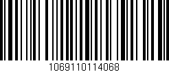 Código de barras (EAN, GTIN, SKU, ISBN): '1069110114068'