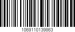 Código de barras (EAN, GTIN, SKU, ISBN): '1069110139863'