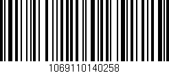 Código de barras (EAN, GTIN, SKU, ISBN): '1069110140258'
