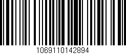 Código de barras (EAN, GTIN, SKU, ISBN): '1069110142894'