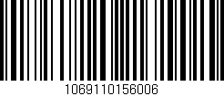 Código de barras (EAN, GTIN, SKU, ISBN): '1069110156006'