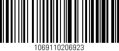 Código de barras (EAN, GTIN, SKU, ISBN): '1069110206923'