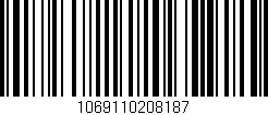Código de barras (EAN, GTIN, SKU, ISBN): '1069110208187'