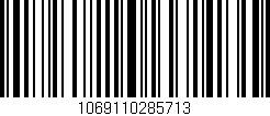 Código de barras (EAN, GTIN, SKU, ISBN): '1069110285713'