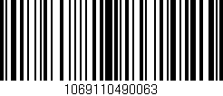 Código de barras (EAN, GTIN, SKU, ISBN): '1069110490063'