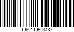 Código de barras (EAN, GTIN, SKU, ISBN): '1069110506467'