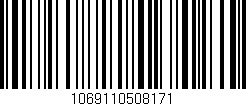 Código de barras (EAN, GTIN, SKU, ISBN): '1069110508171'