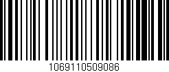 Código de barras (EAN, GTIN, SKU, ISBN): '1069110509086'