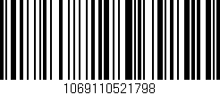 Código de barras (EAN, GTIN, SKU, ISBN): '1069110521798'
