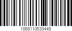 Código de barras (EAN, GTIN, SKU, ISBN): '1069110533449'
