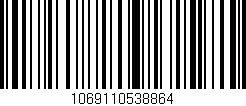 Código de barras (EAN, GTIN, SKU, ISBN): '1069110538864'
