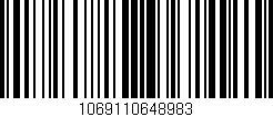 Código de barras (EAN, GTIN, SKU, ISBN): '1069110648983'