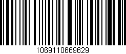 Código de barras (EAN, GTIN, SKU, ISBN): '1069110669629'