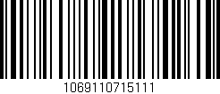 Código de barras (EAN, GTIN, SKU, ISBN): '1069110715111'