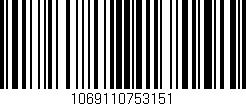 Código de barras (EAN, GTIN, SKU, ISBN): '1069110753151'