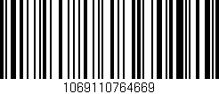 Código de barras (EAN, GTIN, SKU, ISBN): '1069110764669'