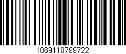 Código de barras (EAN, GTIN, SKU, ISBN): '1069110799722'