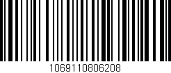 Código de barras (EAN, GTIN, SKU, ISBN): '1069110806208'