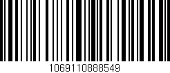 Código de barras (EAN, GTIN, SKU, ISBN): '1069110888549'