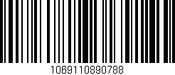 Código de barras (EAN, GTIN, SKU, ISBN): '1069110890788'