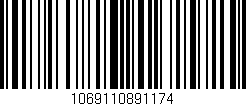 Código de barras (EAN, GTIN, SKU, ISBN): '1069110891174'